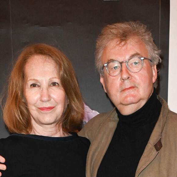 Nathalie Baye et Dominique Besnehard - 27ème cérémonie des Lauriers de l'Audiovisuel au théâtre Marigny à Paris le 21 février 2022. © Coadic Guirec/Bestimage