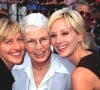 Ellen DeGeneres, sa mère Betty et Anne Heche - Emmy Awards à Los Angeles. 1997.