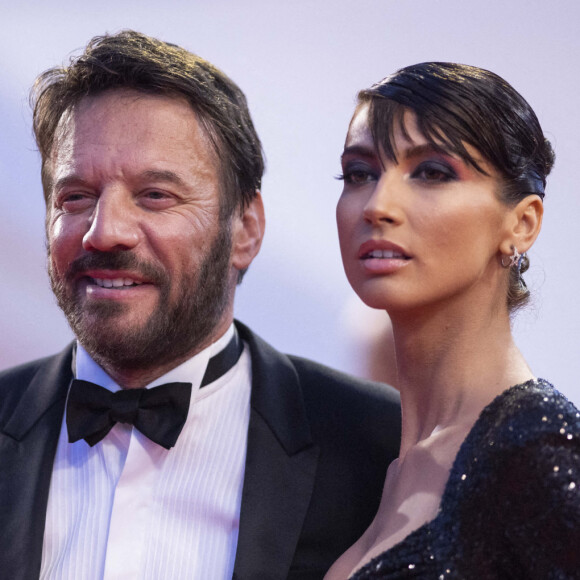 Samuel Le Bihan et Stefania Cristian - Montée des marches du film "R.M.N." lors du 75ème Festival International du Film de Cannes. © Cyril Moreau / Bestimage 