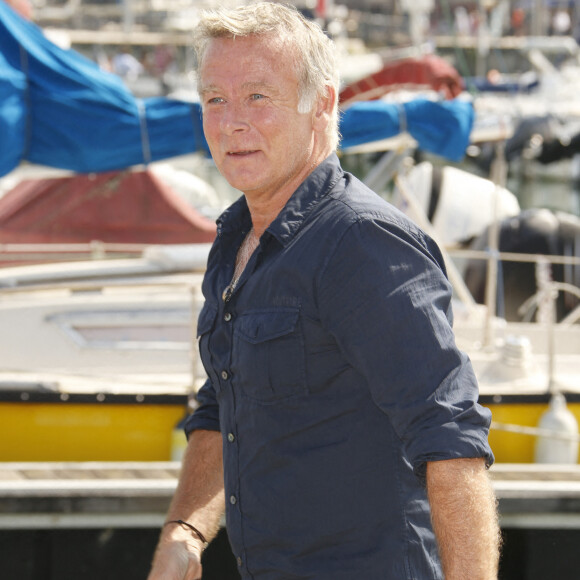 Franck Dubosc de "La dernière partie" - Photocall lors du Festival de la Fiction de La Rochelle. Le 15 septembre 2021 © Christophe Aubert via Bestimage