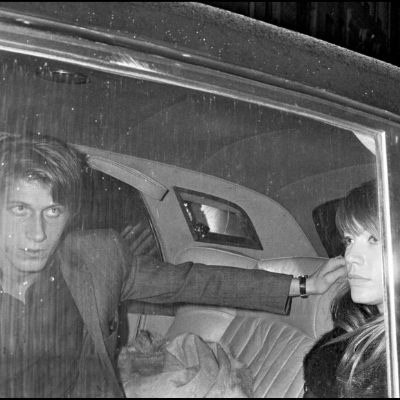 Archives : Jacques Dutronc et Françoise Hardy à Paris.