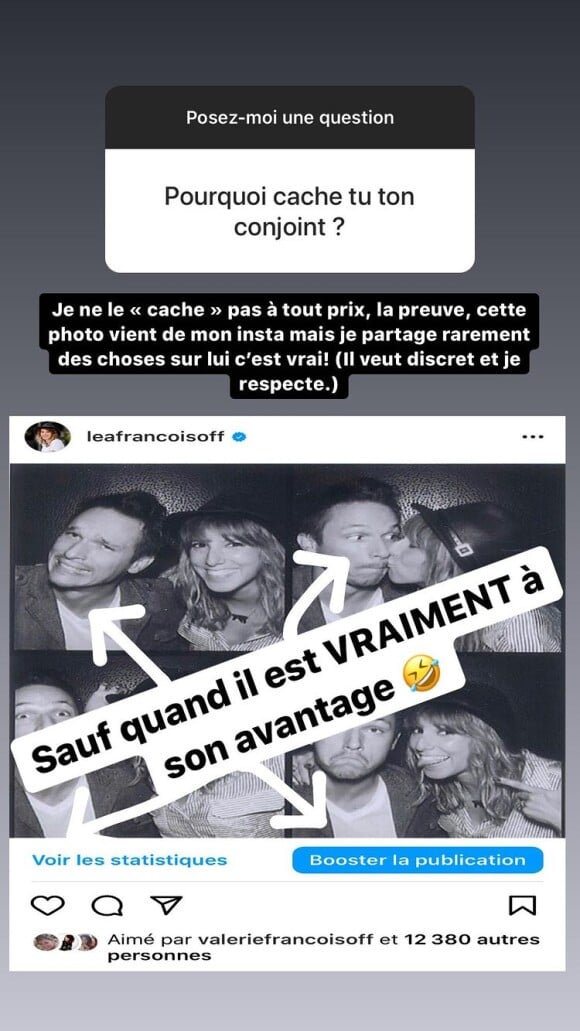 Léa François se confie sur son couple avec Simon sur Instagram, le 10 août 2022