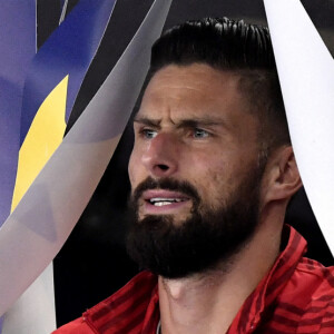 Olivier Giroud - Le Milan AC bat l'Hellas Vérone (3-1) lors du match de série A, le 8 mai 2022 à Vérone.