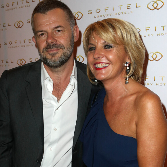 Eric Naulleau et sa femme Veronika - Soiree d'inauguration de l'hotel Sofitel Paris Arc de Triomphe au 14 Rue Beaujon a Paris le 18 septembre 2013