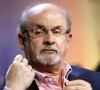 Portrait de Salman Rushdie sur le plateau de l'émission TV "La Grande Librairie sur France 5"