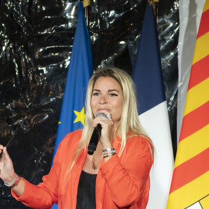 Exclusif - Sophie Tapie - " Les Rosés du Sud pour sauver la planète "à Chateau La Coste, diner de Gala donné au profit de la Fondation GoodPlanet de Yann Arthus-Bertrand le 24 Mai 2019 au Puy-Sainte-Réparade. © Luc Castel / Bestimage 