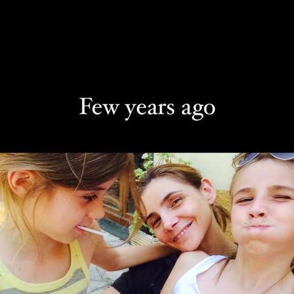 Clotilde Courau et ses filles, Vittoria et Luisa, 18 et 16 ans. @ Instagram