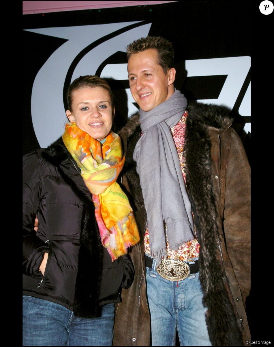 Exclusif - Michael Schumacher et sa femme Corinna.