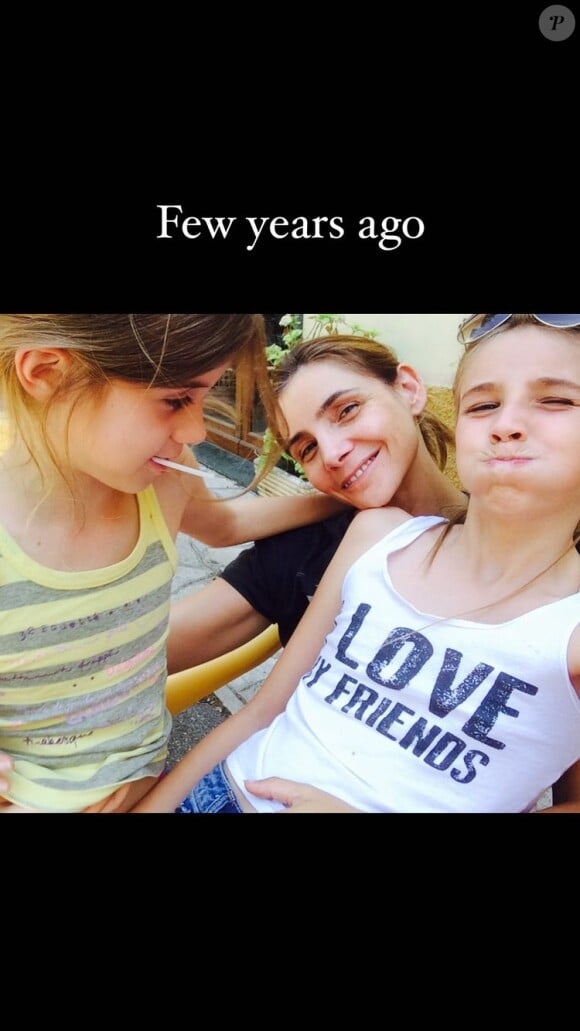 Clotilde Courau et ses filles, Vittoria et Luisa, 18 et 16 ans. @ Instagram