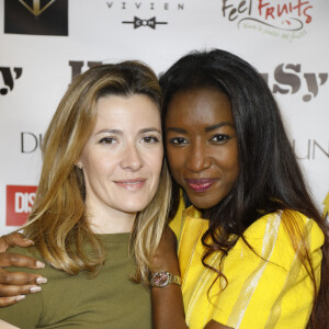 Elisabeth Bost et Hapsatou Sy à la soirée de lancement du livre d'Hapsatou Sy "Partie de rien" aux éditions Dunod, au showroom d'Hapsatou Sy. Paris, le 08 Juin 2017. © Marc Ausset Lacroix-CVS/Bestimage 