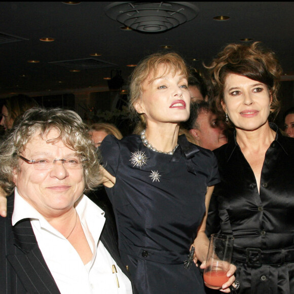 Josée Dayan, Arielle Dombasle, Fanny Ardant et Roman Polanski - Gala Scopus Award 2006 au Pavillon Gabriel à Paris