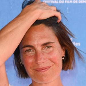 Alessandra Sublet au photocall de la première édition du Festival du Film de Demain au Ciné Lumière à Vierzon, France, le 4 juin 2022. © Coadic Guirec/Bestimage 