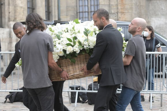 Obsèques du dessinateur Jean-Jacques Sempé en l'église de Saint-Germain-des-Prés à Paris, France, le 19 août 2022. 