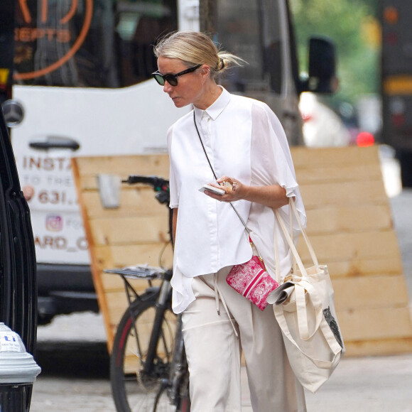Gwyneth Paltrow à la boutique Goop de Gwyneth à New York le 9 août 2022. 