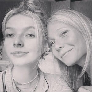 Gwyneth Paltrow et sa fille Apple sur Instagram.