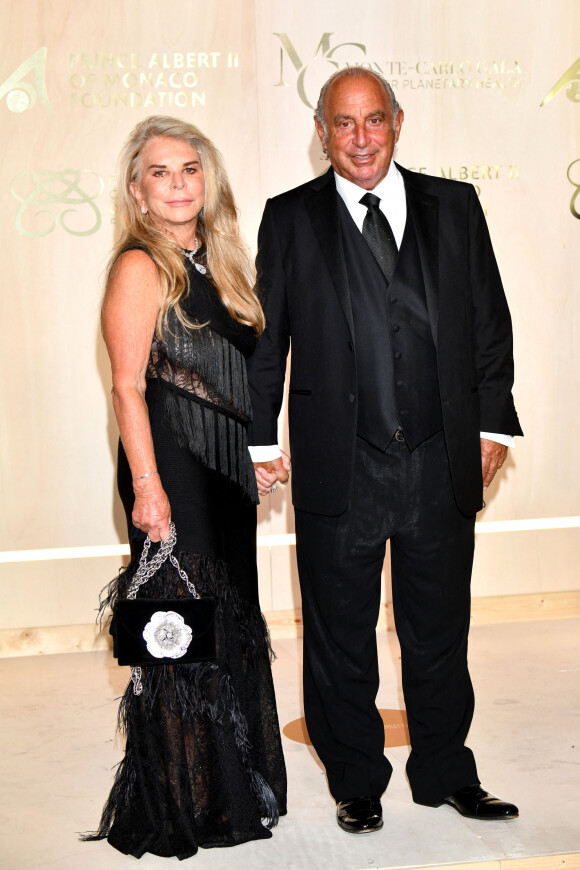 Sir Philip Green et sa femme Tina - Soirée du 5e "Monte-Carlo Gala for Planetary Health" au Palais de Monaco, le 23 septembre 2021. © Bruno Bebert / Bestimage