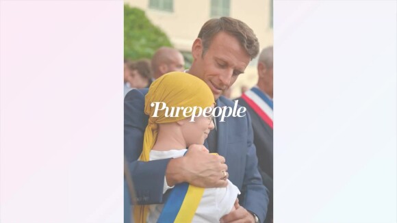 Emmanuel Macron, une enfant dans les bras : rencontre forte en émotions à Bormes-les-Mimosas
