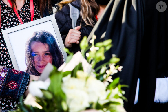 Jennifer Cleyret-Marrel, mère de Maëlys De Araujo - procès de Nordahl Lelandais pour l'enlèvement et le meurtre de Maëlys de Araujo à la cour d'assise de l'Isère à Grenoble le 18 février 2022.
