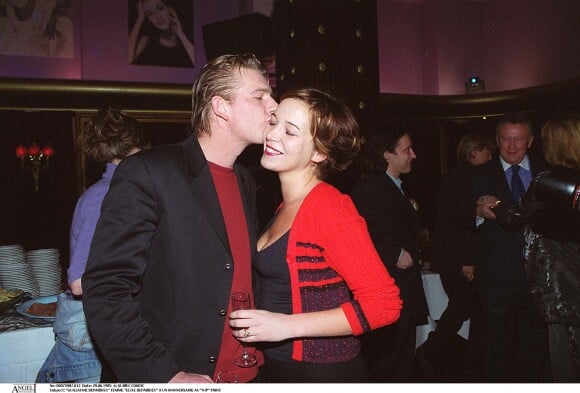Guillaume Depardieu et Elise Ventre lors d'une soirée VIP Paris en 2000