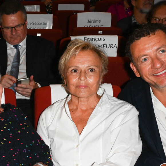 Claude Chirac, Line Renaud, Muriel Robin et Dany Boon - Soirée d'ouverture du festival au théâtre et projection du film "Une belle course" lors du 15ème festival du film francophone d'Angoulême le 23 août 2022. © Coadic Guirec / Bestimage 