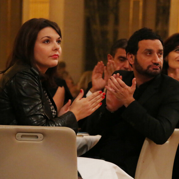 Exclusif - Cyril Hanouna et Emilie - Soiree annuelle de la FIDH (Federation Internationale des Droits de l'homme) et 65eme anniversaire de la Declaration universelle des Droits de l'Homme a l'Hotel de Ville de Paris le 10 decembre 2013.
