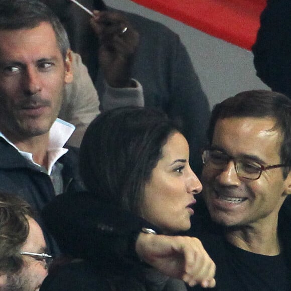 Jean-Luc Delarue et son épouse Anissa Khel – au parc des Princes