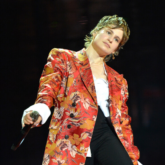 Christine and the Queens - Enregistrement de l'émission "Tous ensemble pour la musique" pour la fête de la musique 2020 à l'AccorHotels Arena à Paris le 17 juin 2020. © Cyril Moreau / Veeren Ramsamy / Bestimage