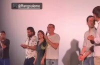 Marie Portolano au Festival d'Angoulême pour soutenir son mari Grégoire Ludig.