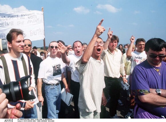 Image d'une manifestation contre Marc Dutroux