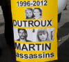 Manifestation organisée par les parents des victimes de Marc Dutroux en 2012 à Bruxelles