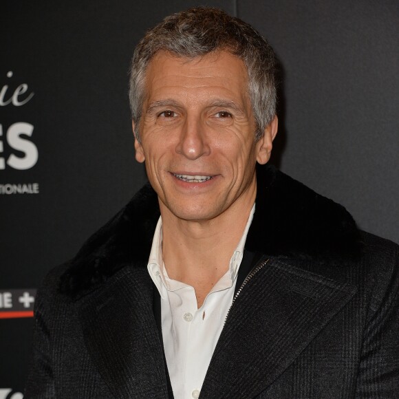 Nagui - Photocall lors de la 22e cérémonie des Lumières de la presse internationale au Théâtre de la Madeleine à Paris, le 30 janvier 2017. © Veeren/Bestimage