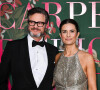 Colin Firth et sa femme Livia Giuggioli Firth - Cérémonie des Green Carpet Fashion Awards au théâtre La Scala lors de la fashion week à Milan.