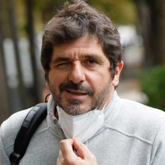 Patrick Fiori - Arrivées enregistrement de l'émission "Vivement dimanche prochain" qui sera diffusée le 05 septembre 2021 au Studio Gabriel à Paris, France, le 01 septembre 2021. © Christophe Clovis / Bestimage 