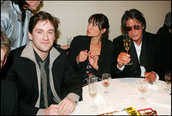 Thomas Dutronc, Sylvie Duval et Jacques Dutronc en 2005. 