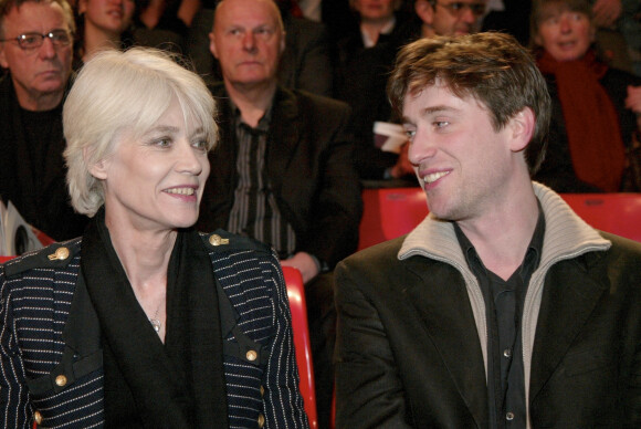 Françoise Hardy et son fils Thomas Dutronc en 2005.