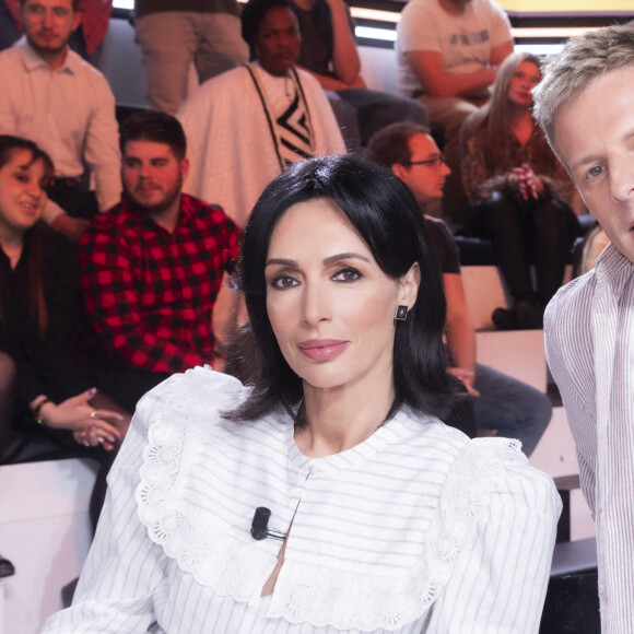 Géraldine Maillet, Matthieu Delormeau - Enregistrement de l'émission "TPMP (Touche Pas à Mon Poste)", présentée par C.Hanouna et diffusée en direct sur C8 le 6 avril 2022 © Jack Tribeca / Bestimage 