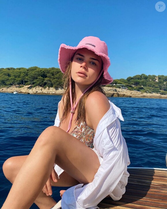 Camille Gottlieb, la plus jeune fille de la princesse Stéphanie de Monaco, sur Instagram.