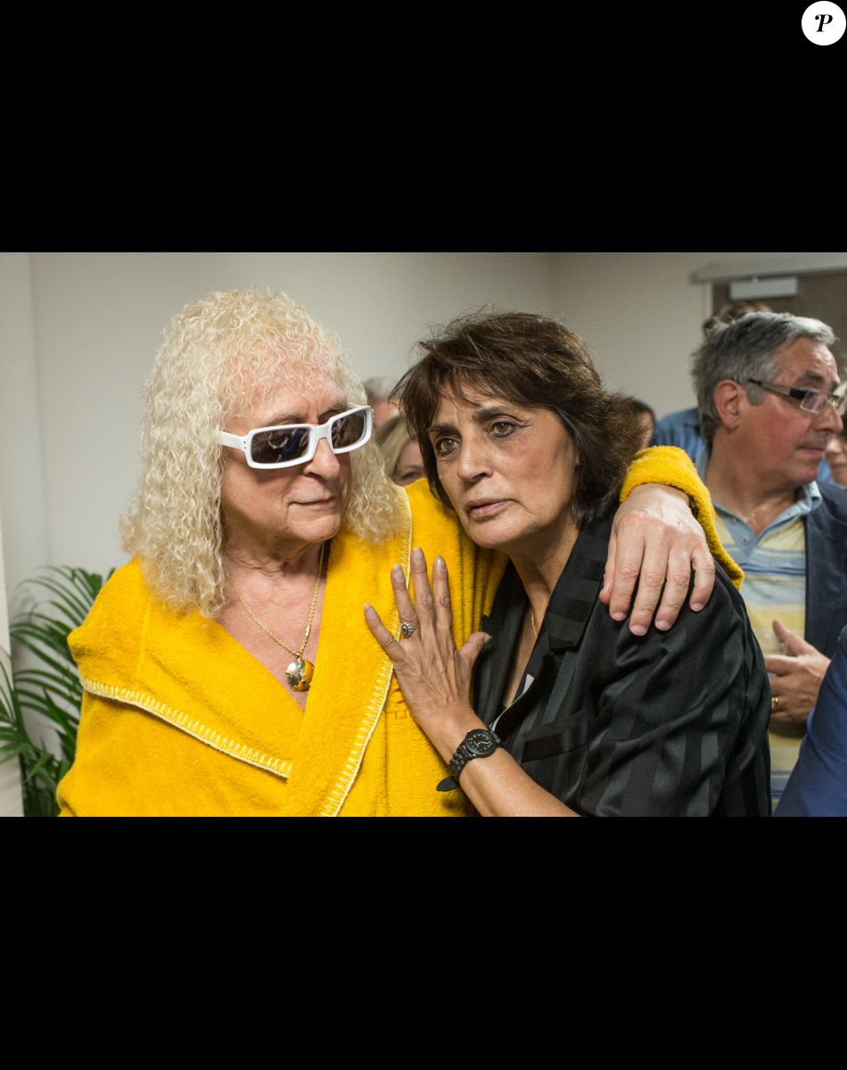 Michel Polnareff, Linda de Suza - Backstage du concert de Michel Polnareff à l'AccorHotels Arena de Paris le 7 mai 2016. © Cyril Moreau/Bestimage