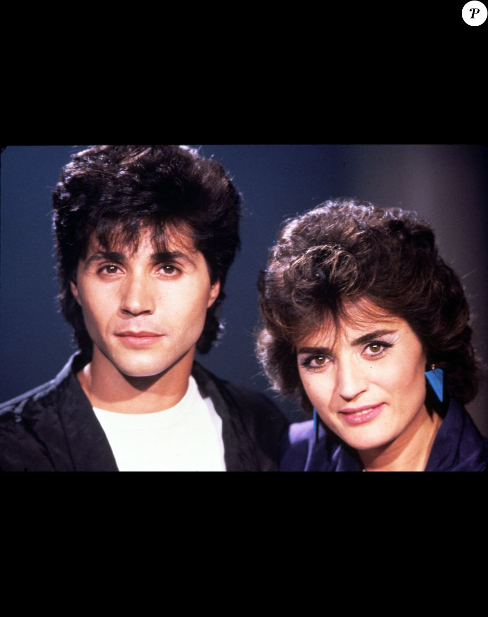 Linda de Suza, Jean-Luc Lahaye en 1986.