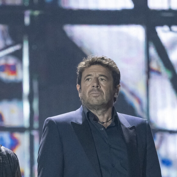 Florent Pagny, Patrick Bruel - Concert hommage à Johnny Hallyday "Que je t'aime" à l'AccorHotels Arena Paris Bercy à Paris. Le 14 septembre 2021 © Borde-Jacovides-Moreau / Bestimage 