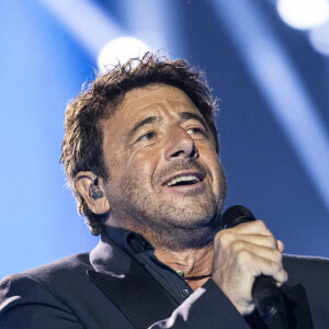 Patrick Bruel - Concert hommage à Johnny Hallyday "Que je t'aime" à l'AccorHotels Arena Paris Bercy à Paris. Le 14 septembre 2021 © Borde-Jacovides-Moreau / Bestimage 