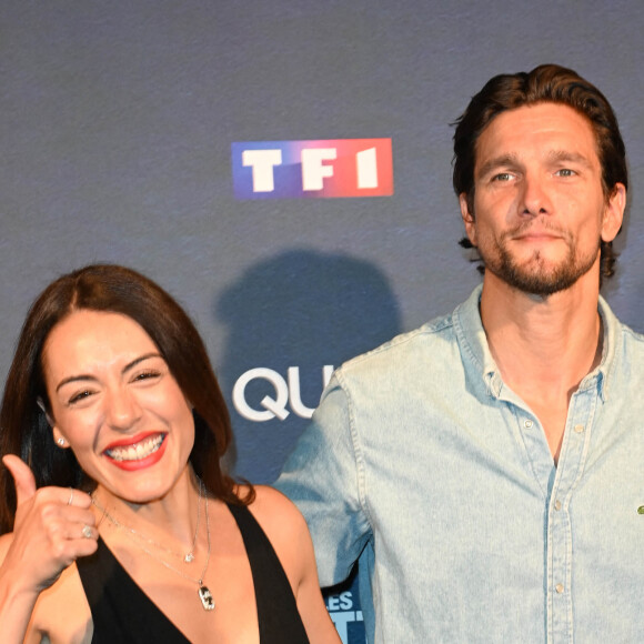 Sofia Essaïdi et Lionel Erdogan - Projection de la Mini-Série "Les Combattantes" diffuser sur TF1 au Gaumont Marignan à Paris le 5 septembre 2022. © Coadic Guirec/Bestimage