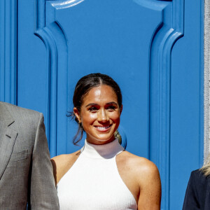 Le prince Harry, duc de Sussex et Meghan Markle, duchesse de Sussex, arrivent à l'hôtel de ville pour l'événement Invictus Games Dusseldorf 2023 One Year to Go, à Düsseldorf, Allemagne, le 6 septembre 2022.