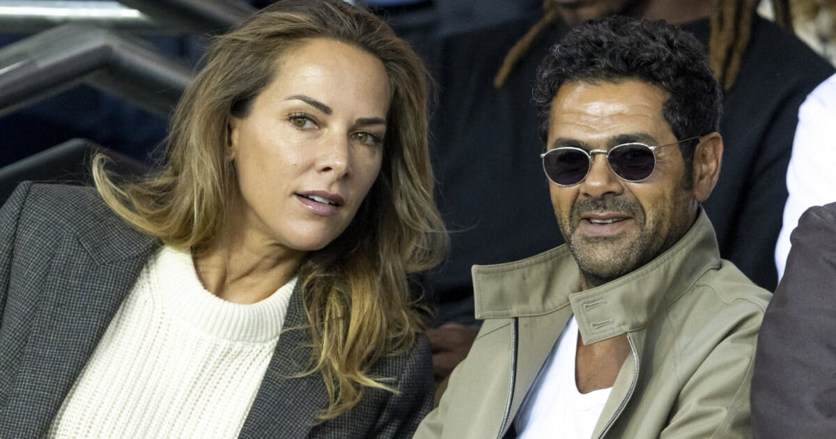 Jamel Debbouze et Melissa Theuriau tendrement enlacÃ©s : gros cÃ¢lins des  amoureux pour le match du PSG : Le diaporama - Purepeople