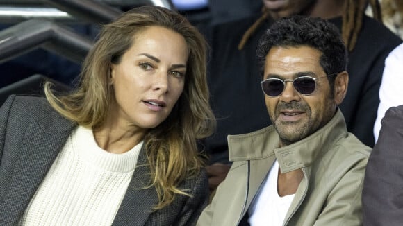 Jamel Debbouze et Melissa Theuriau tendrement enlacés : gros câlins des amoureux pour le match du PSG