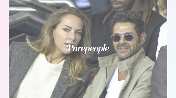 Jamel Debbouze et Melissa Theuriau tendrement enlacés : gros câlins des amoureux pour le match du PSG