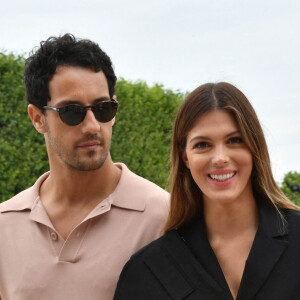 Exclusif - Iris Mittenaere et son compagnon Diego El Glaoui assistent au Longines Paris Eiffel Jumping au Champ de Mars, le 26 juin 2021. © Veeren / Bestimage