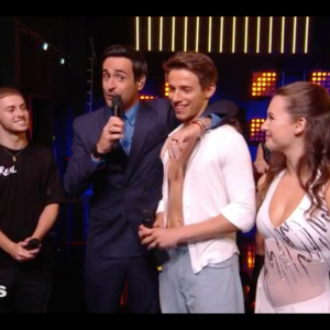 Elsa Bois et Michou dans "Danse avec les stars" sur TF1.