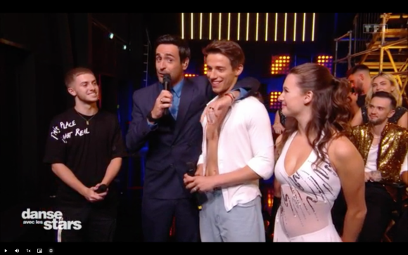 Elsa Bois et Michou dans "Danse avec les stars" sur TF1.