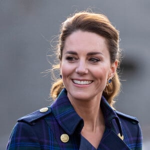 Kate Catherine Middleton, duchesse de Cambridge, a assisté à une projection du film "Cruella" dans un drive-in à Edimbourg, à l'occasion de la tournée en Ecosse. Le 26 mai 2021 